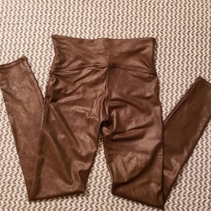Spanx faux leather leggings